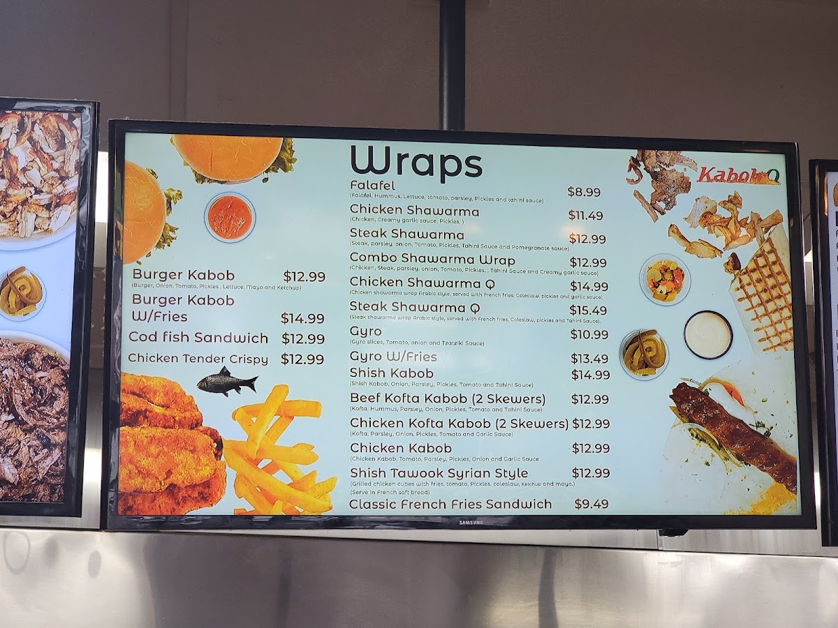Menu Kabob Q-1