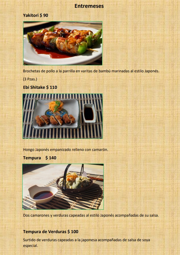 Menu Kadan-7