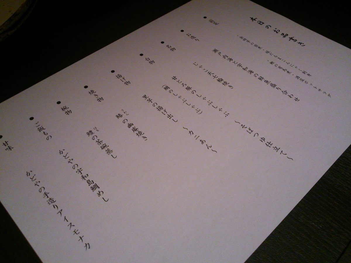 Menu Kadoya Kasumitei (Japanese Restaurant)-5