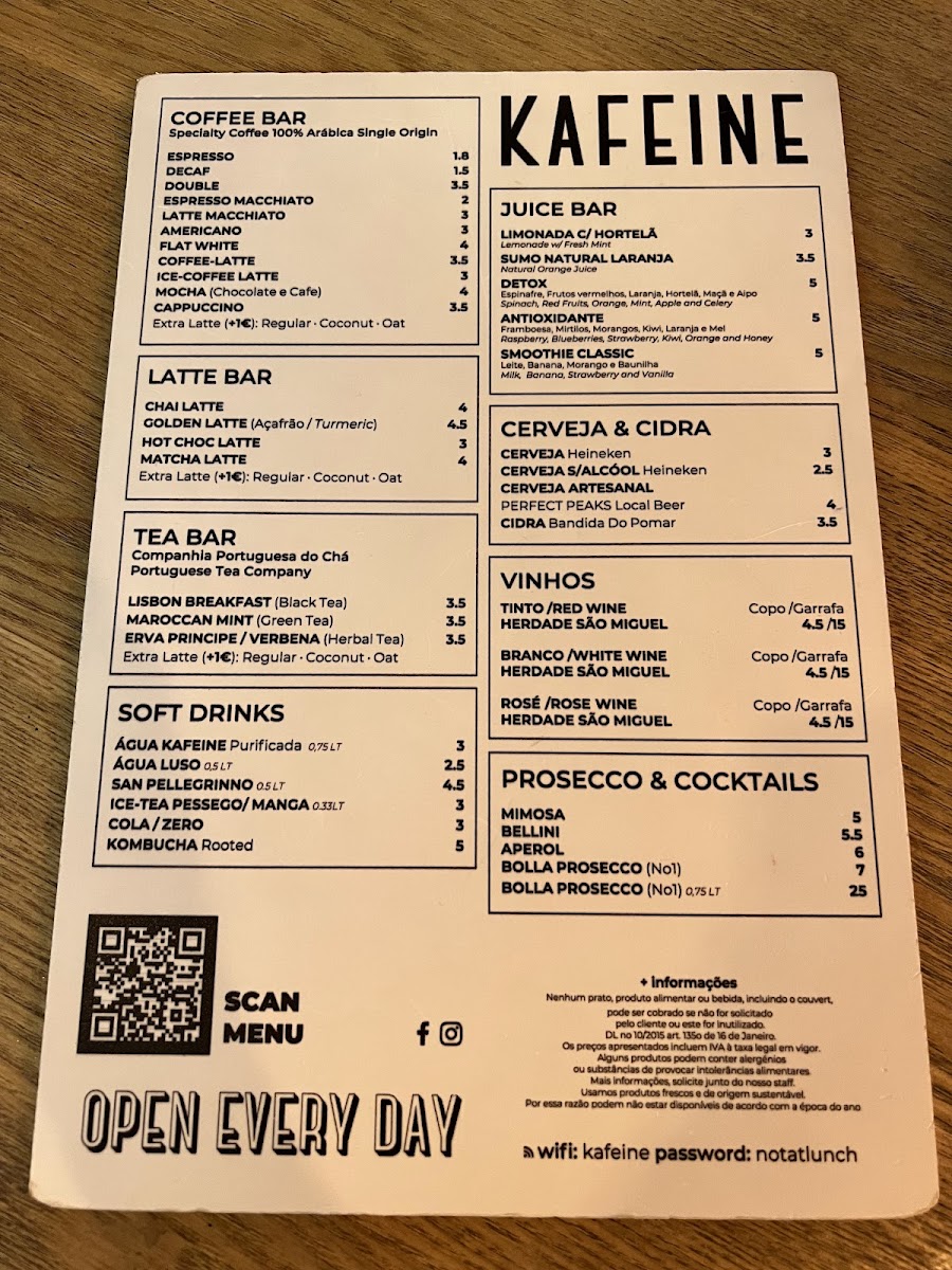 Menu Kafeine Lisboa-2