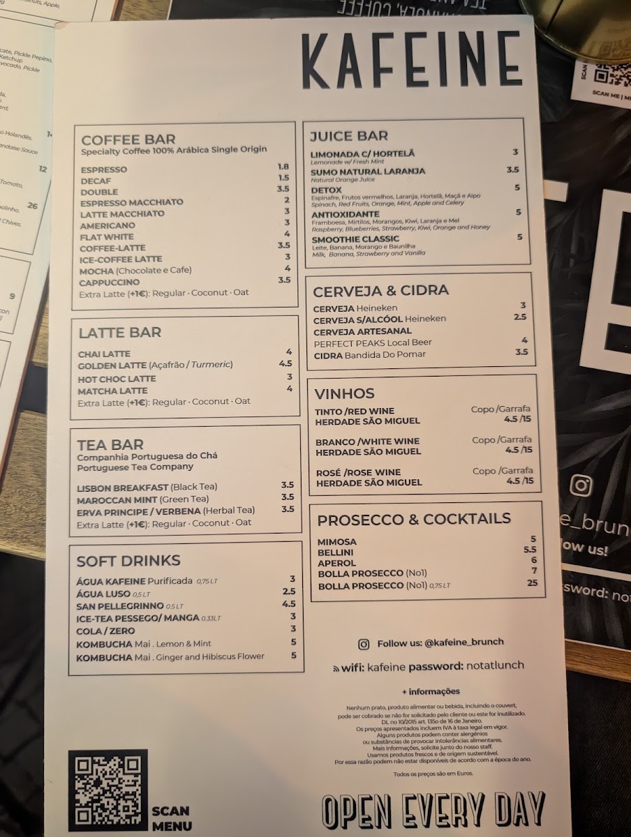 Menu Kafeine Lisboa-8
