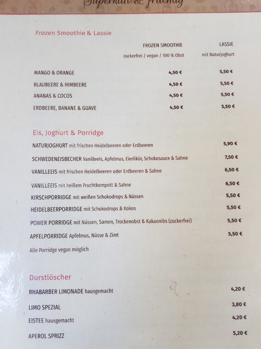 Menu Kaffeerösterei Bad Saarow-10