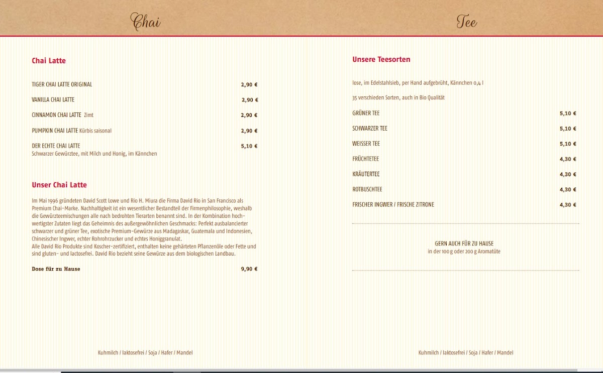 Menu Kaffeerösterei Bad Saarow-5