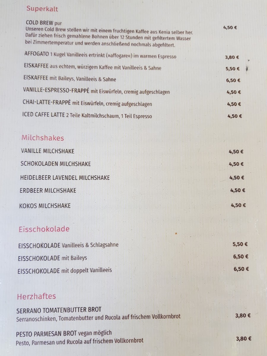 Menu Kaffeerösterei Bad Saarow-9