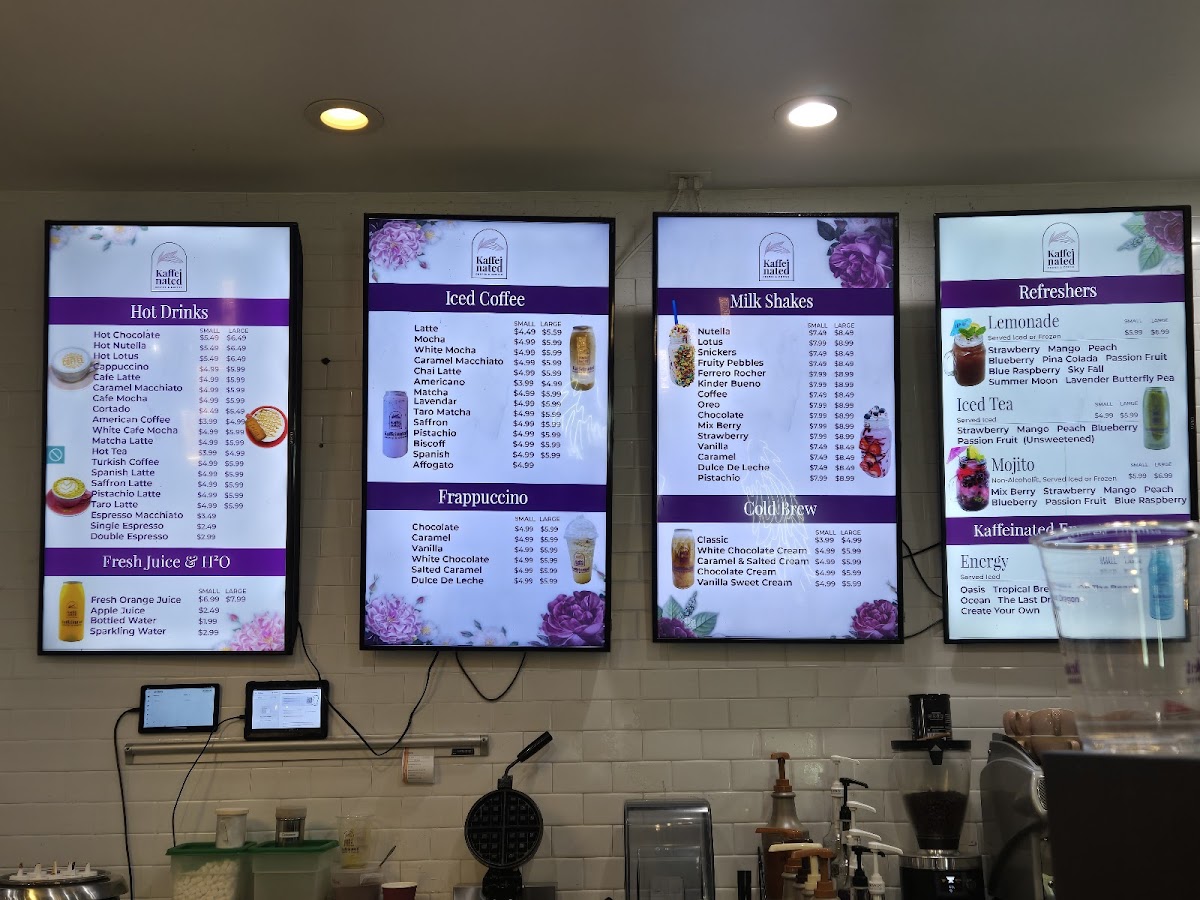 Menu Kaffeinated At Rim-10