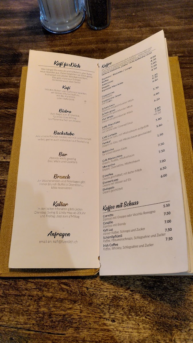 Menu Kafi Für Dich-1