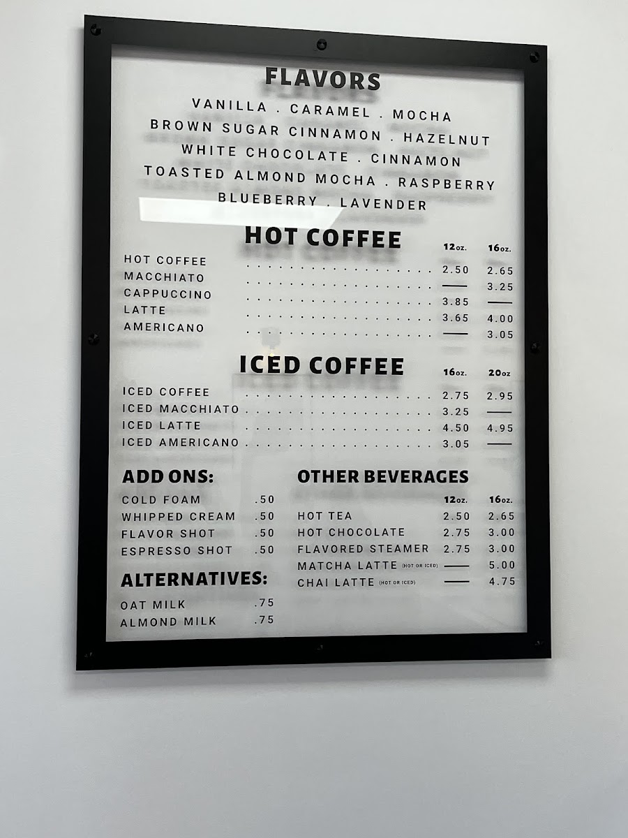 Menu Kahawa Java-5