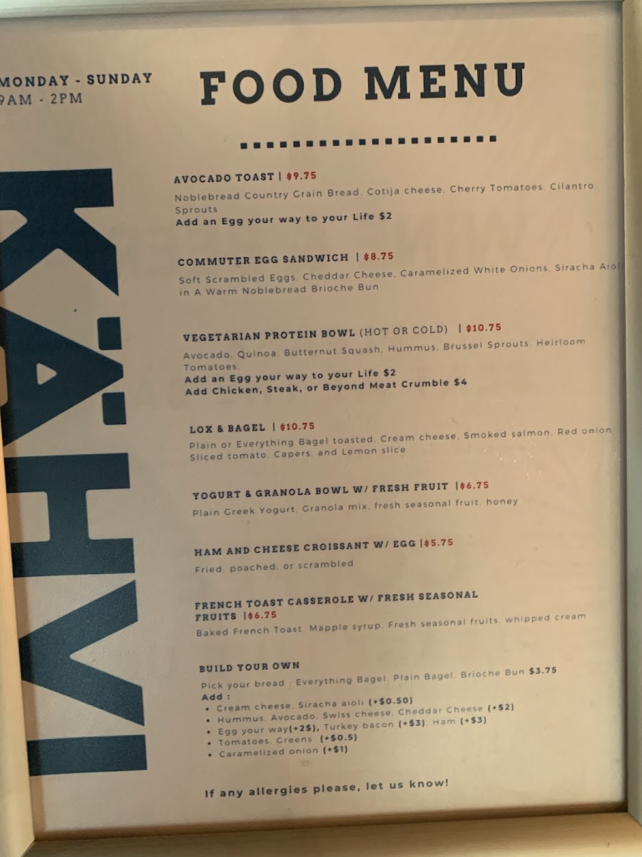 Menu Kahvi Coffee And Cafe-5