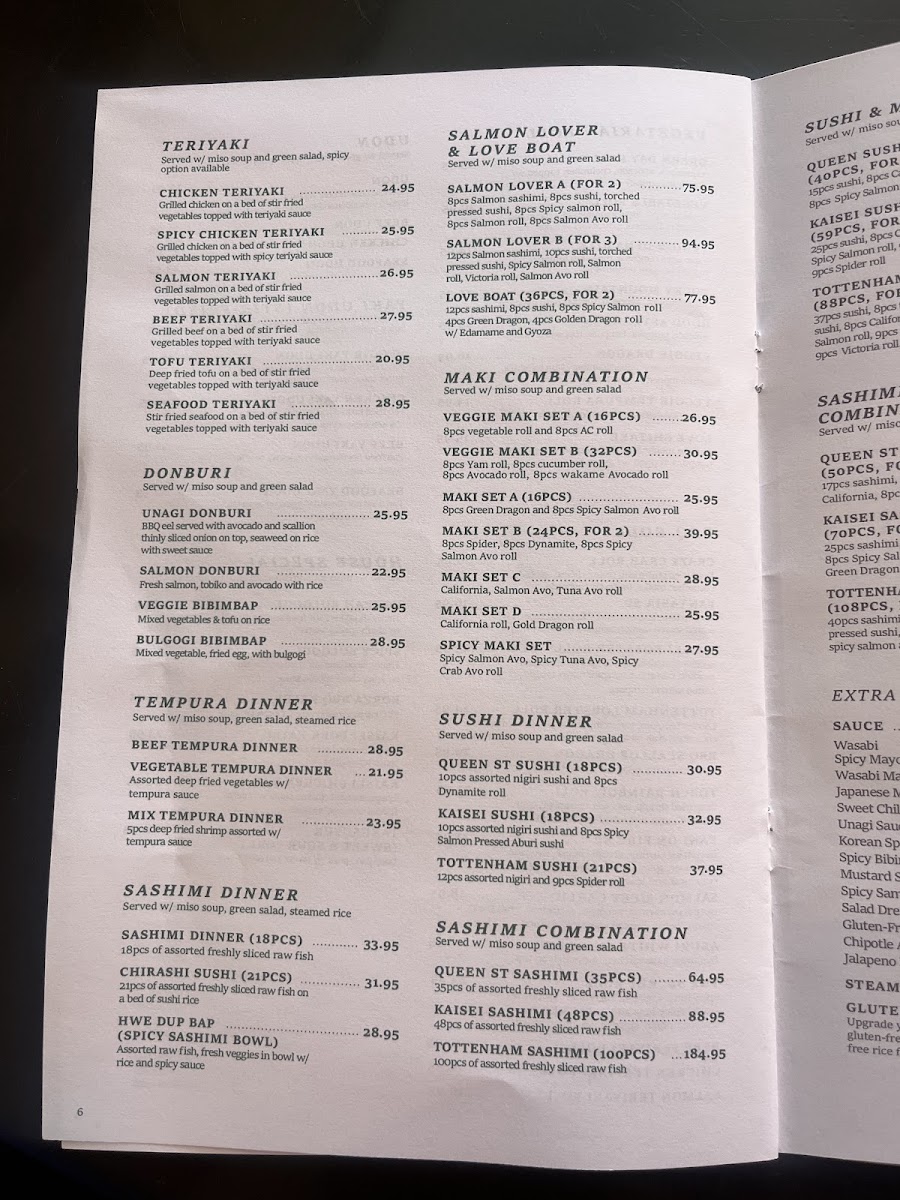 Menu Kaisei Sushi-3