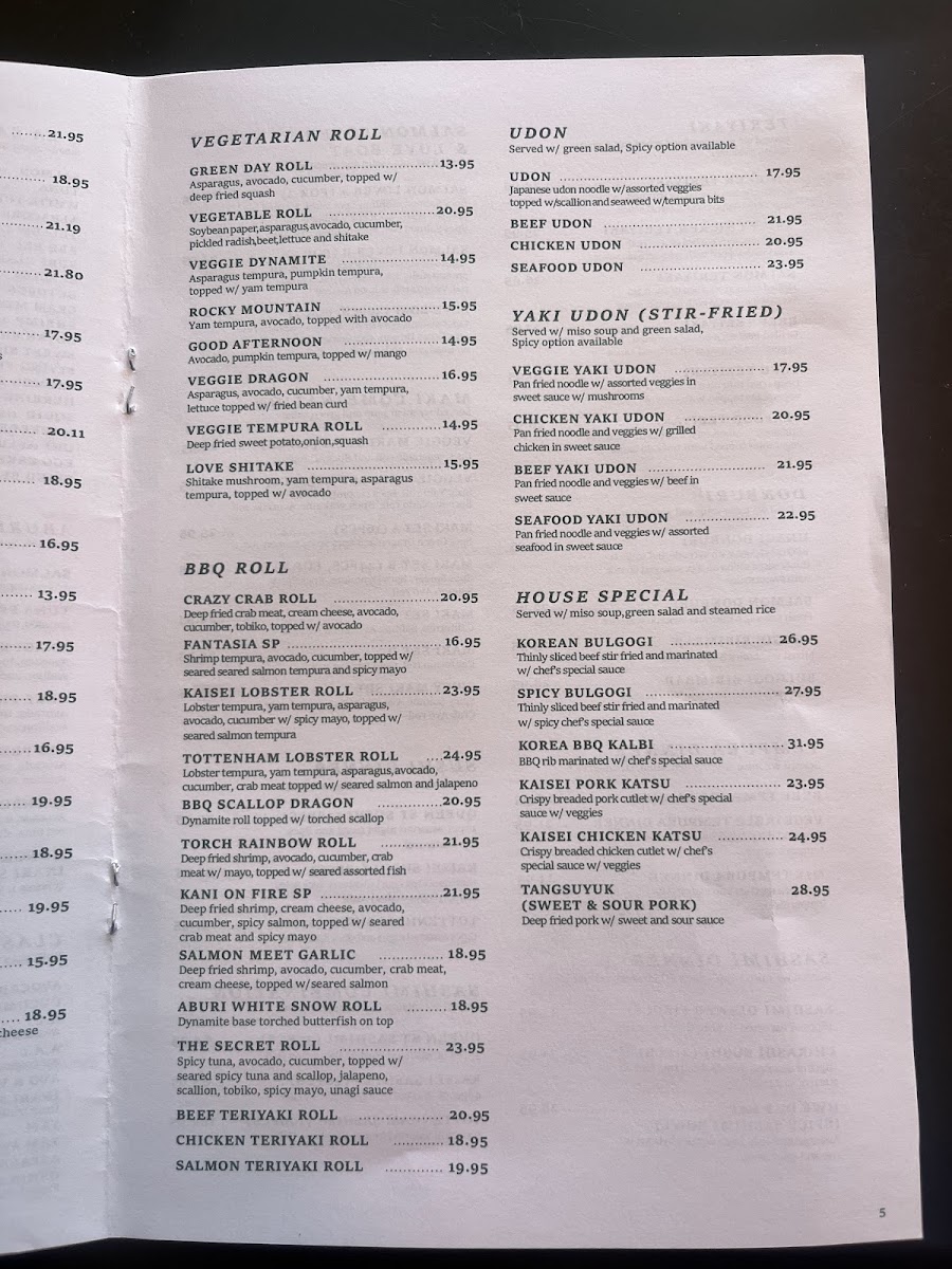 Menu Kaisei Sushi-6