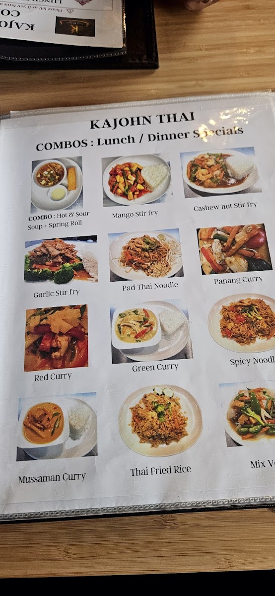 Menu Kajohn Thai Restaurant-3