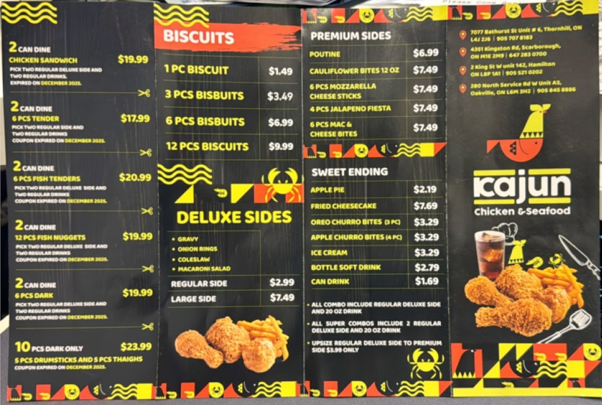 Menu Kajun Chicken & Seafood- Waterloo-2