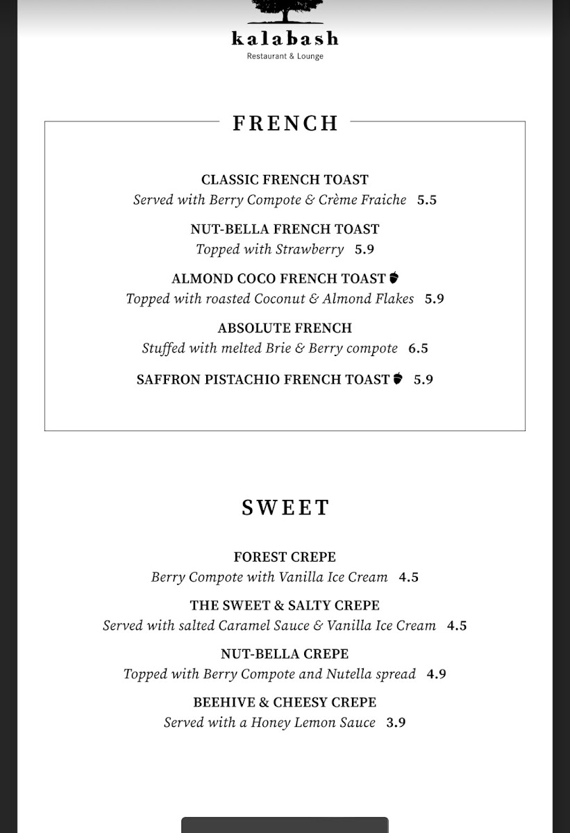 Menu Kalabash Restaurant & Lounge-5