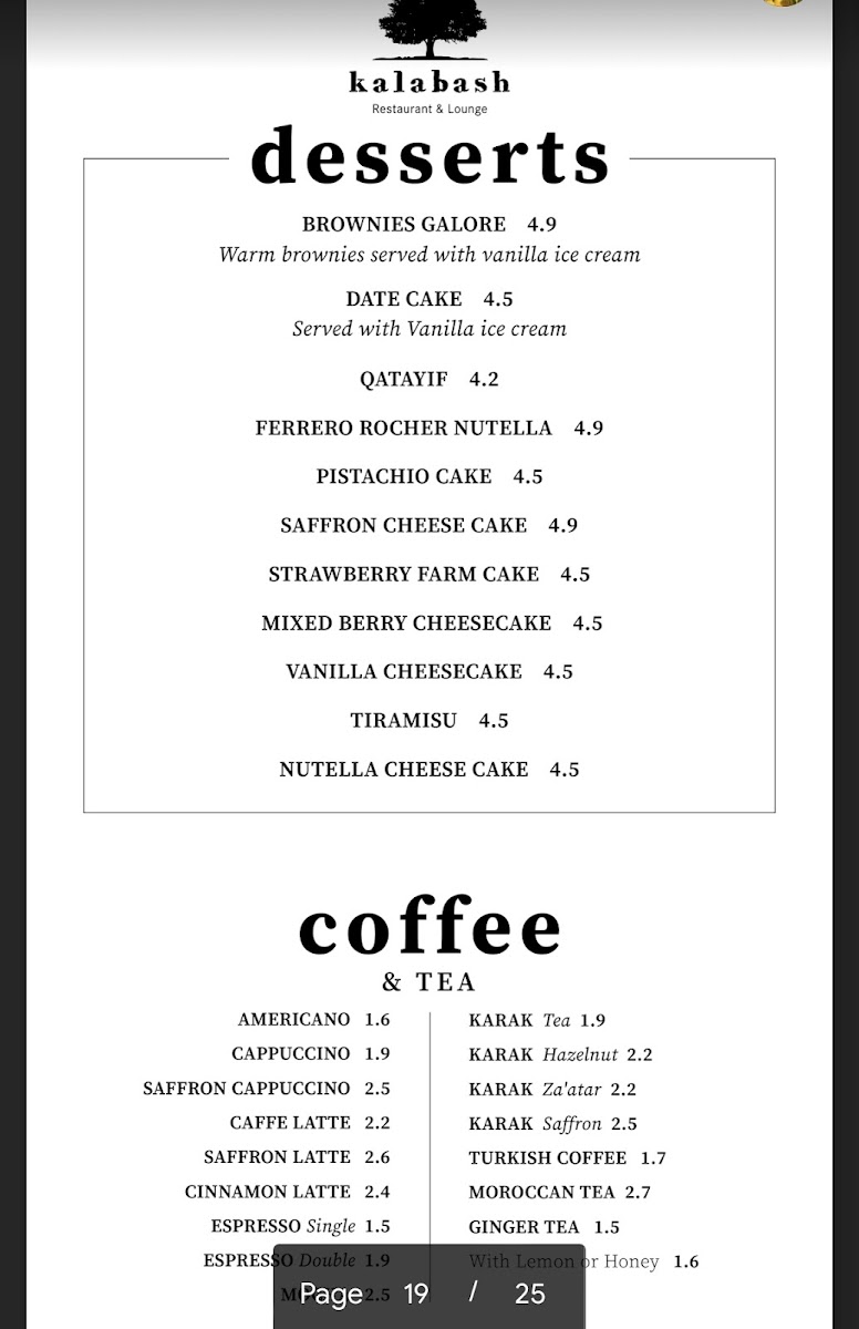 Menu Kalabash Restaurant & Lounge-6
