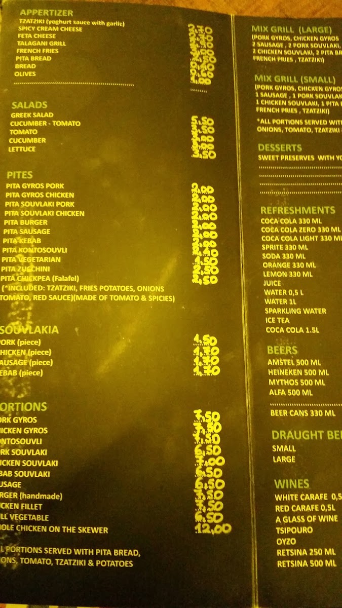 Menu Kalamaki Grill-5