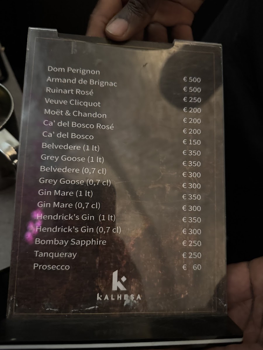Menu Kalhesa Restaurant & Sushi Bar-1