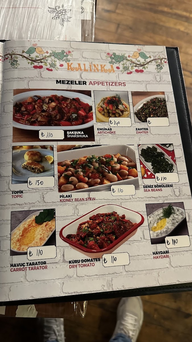 Menu Kalinka-2
