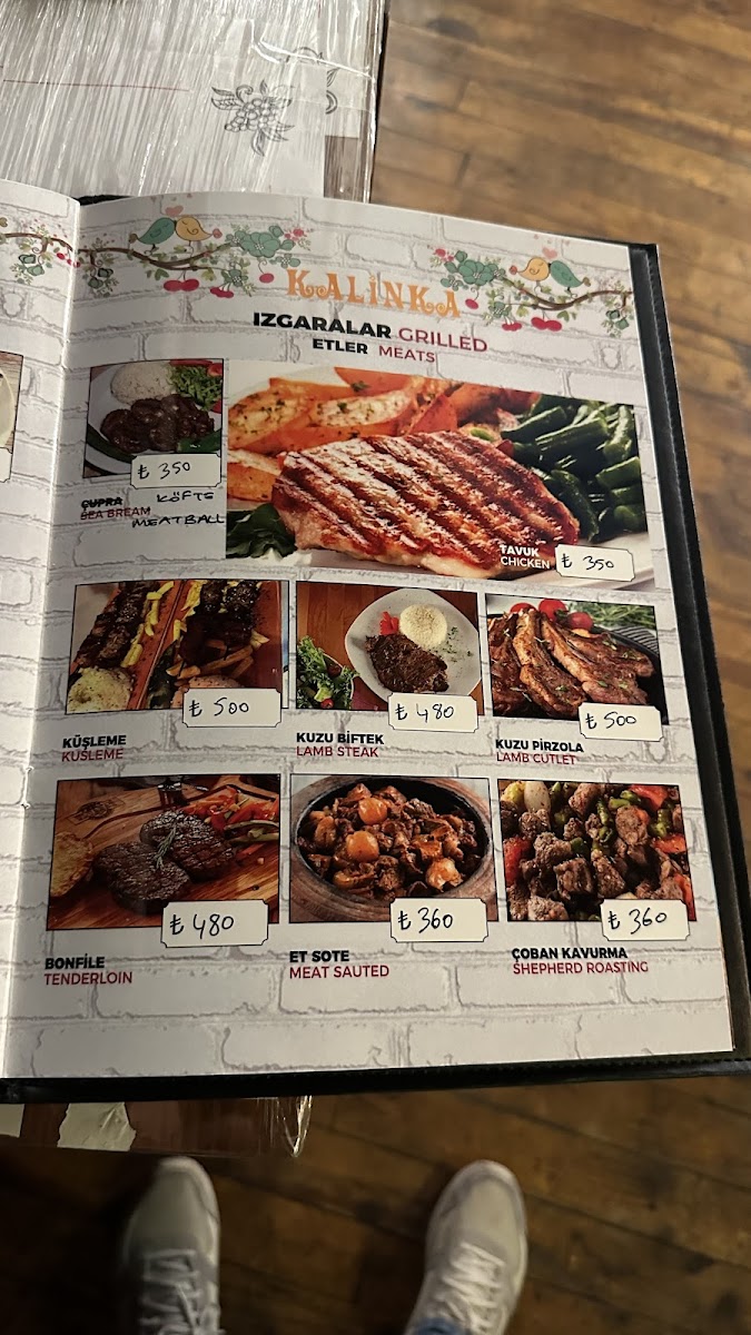 Menu Kalinka-3
