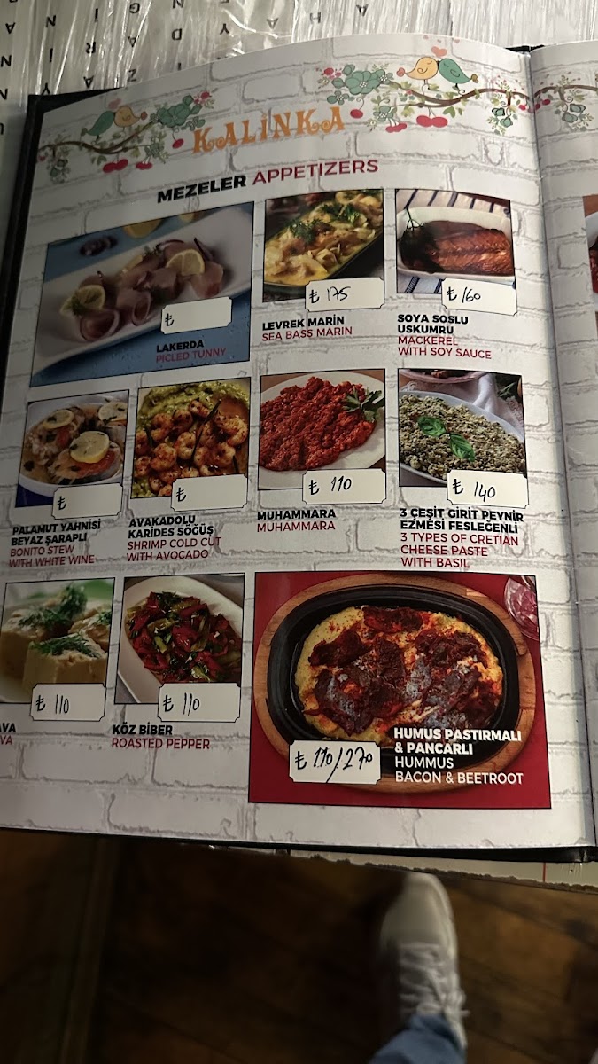 Menu Kalinka-6