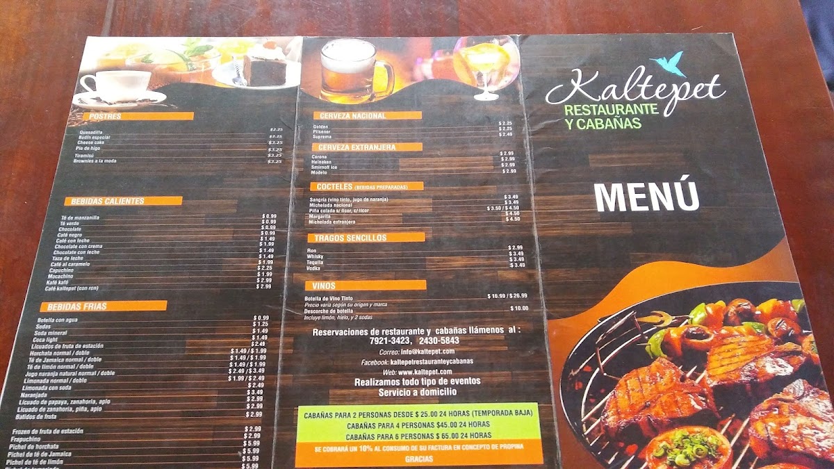 Menu Kaltepet • Los Naranjos-10