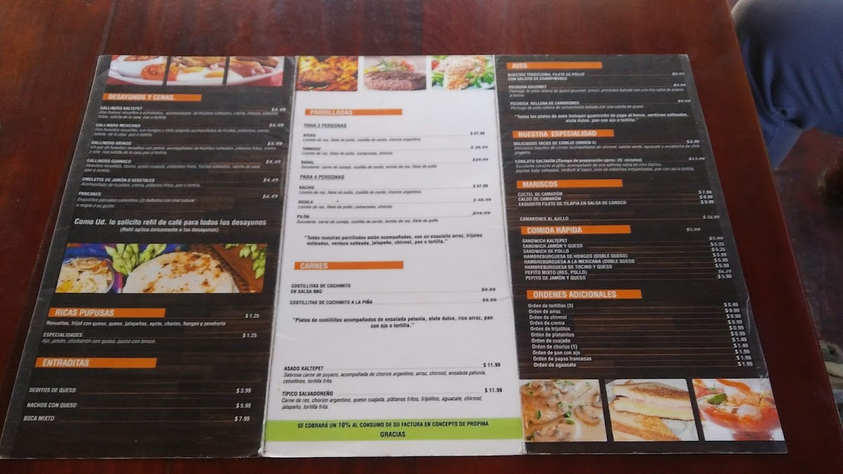 Menu Kaltepet • Los Naranjos-5