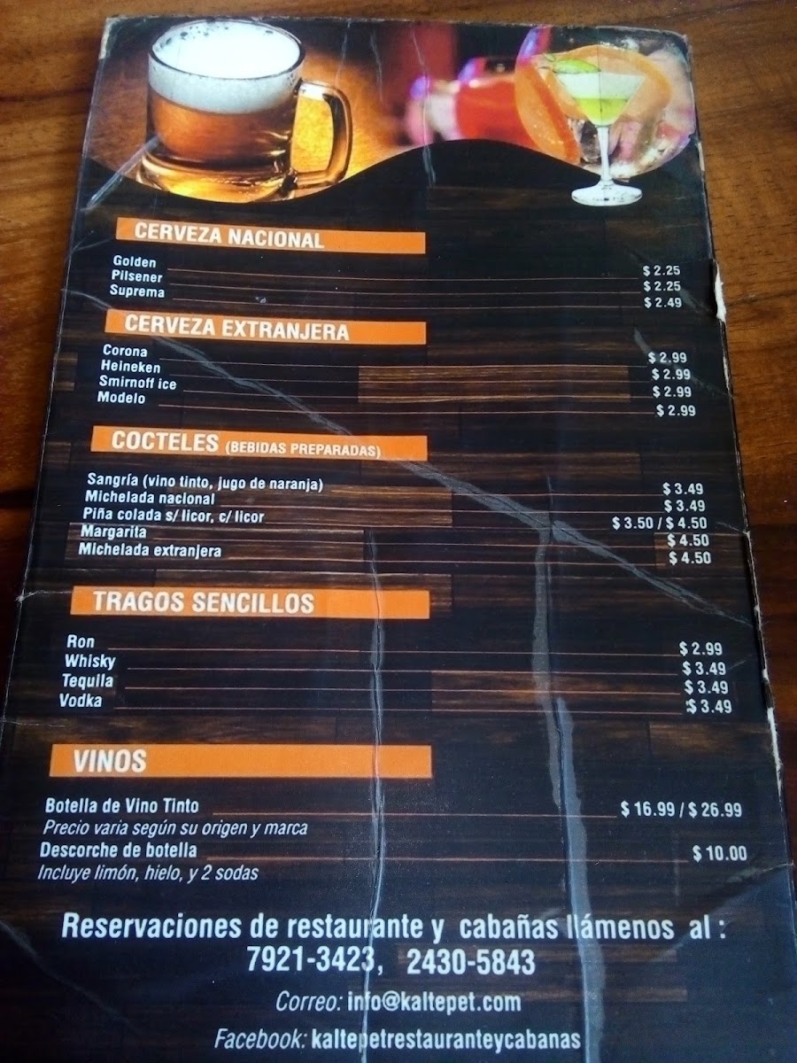 Menu Kaltepet • Los Naranjos-7
