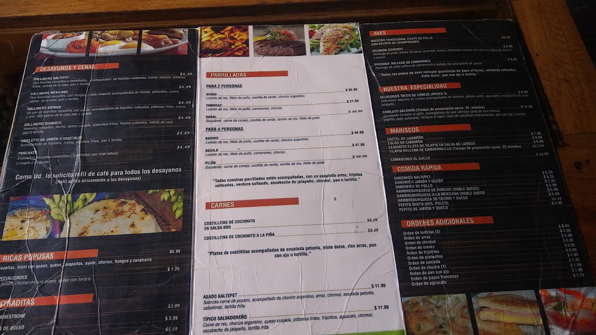 Menu Kaltepet • Los Naranjos-8