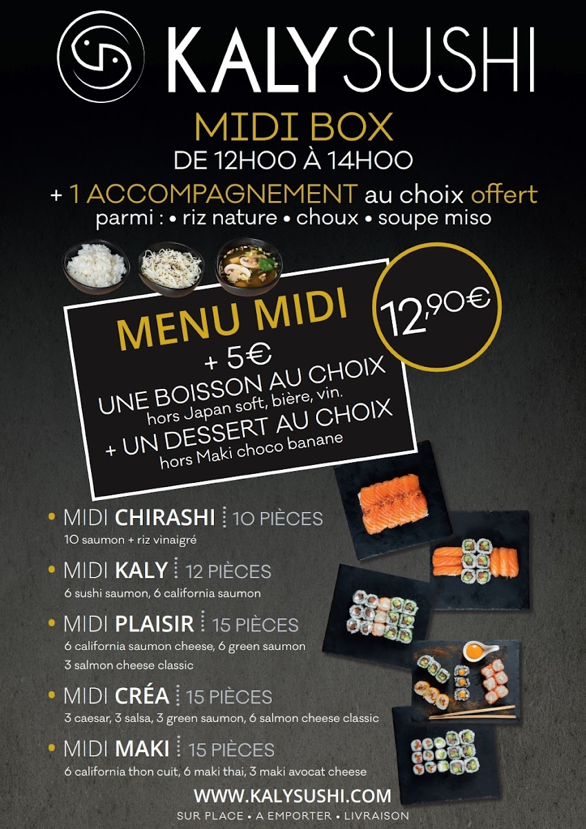 Menu Kaly Sushi Les Angles-1