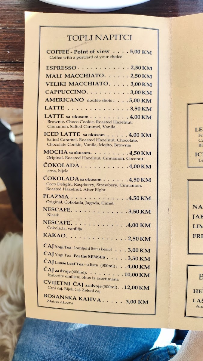 Menu Kamarija-8