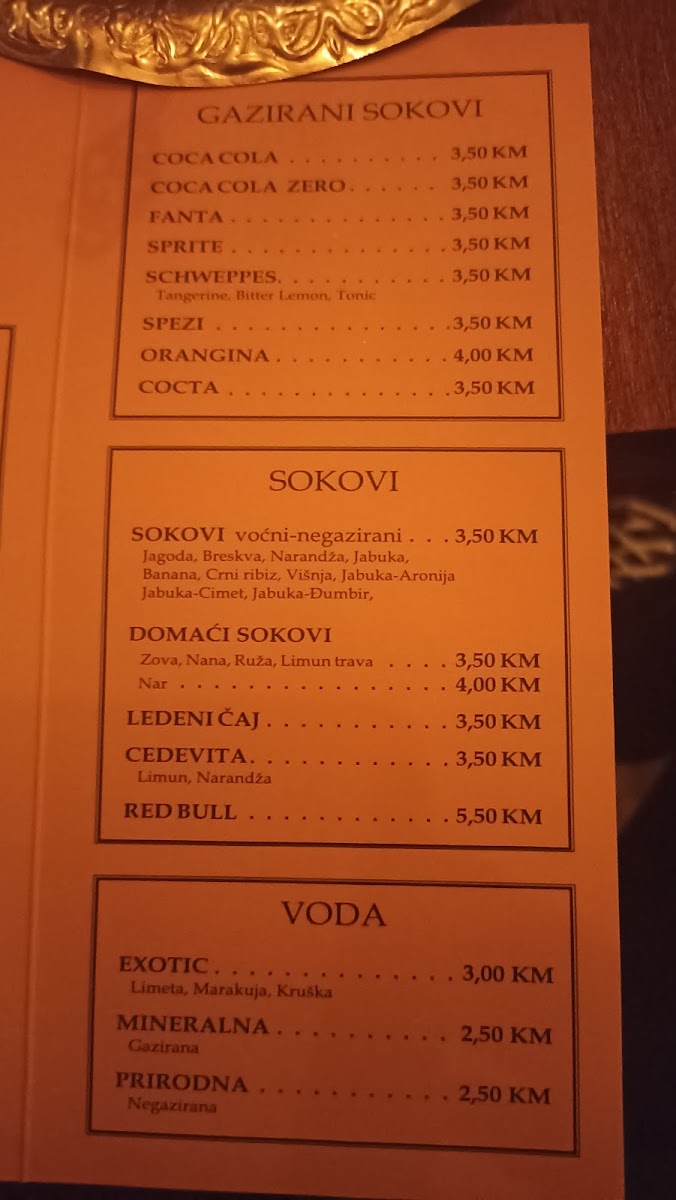 Menu Kamarija-9