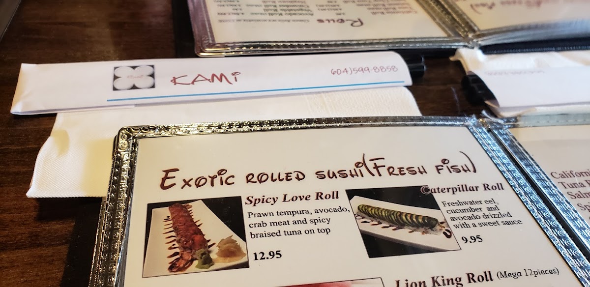 Menu Kami Strawberry Hill Japanese Restaurant-1