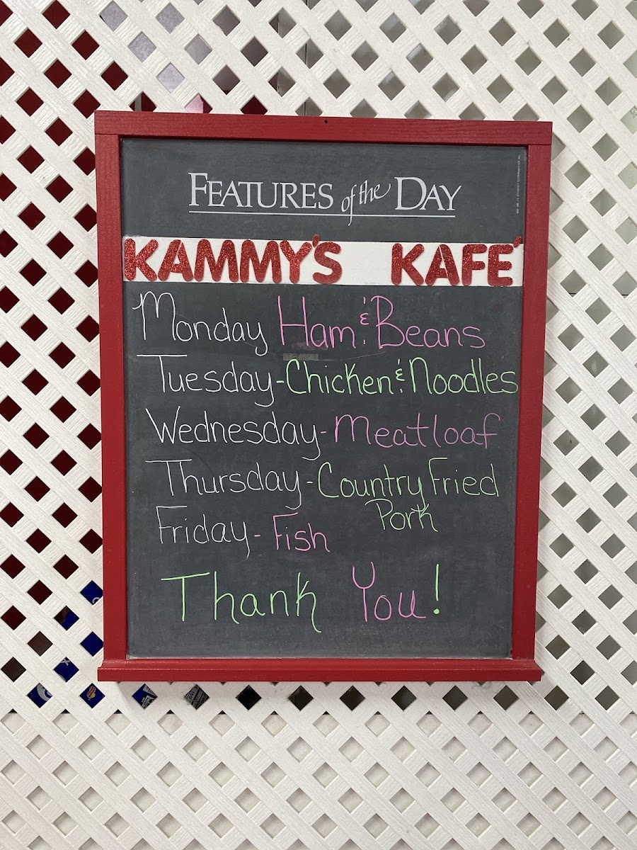 Menu Kammy's Kafé-10