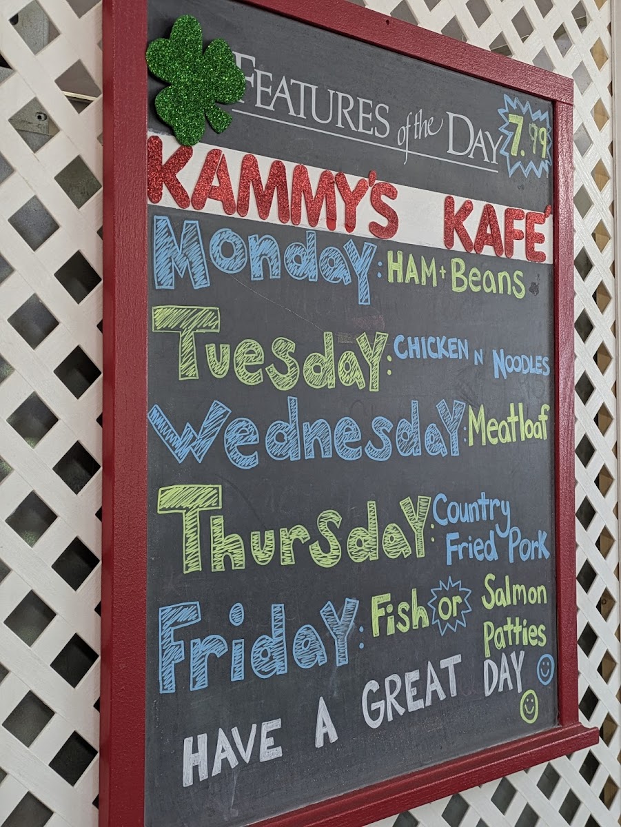 Menu Kammy's Kafé-2