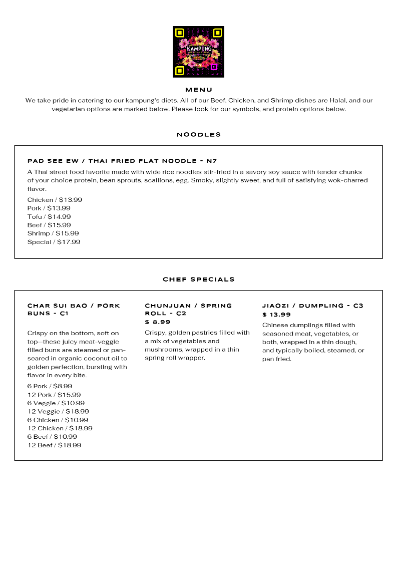 Menu Kampung Malaysian Cuisine-4