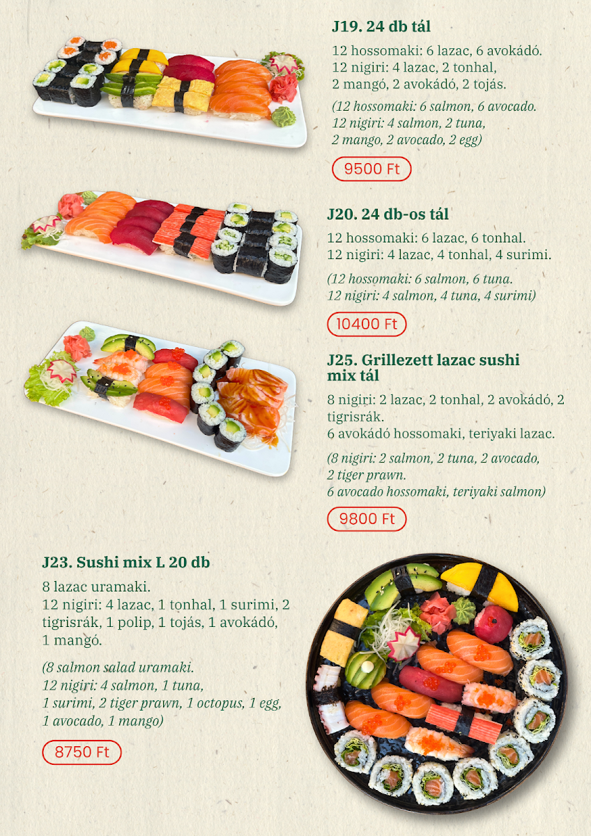 Menu Kánaán Étterem És Kávézó-1