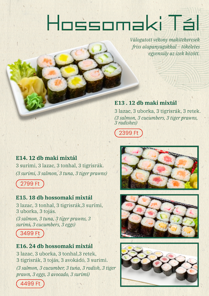 Menu Kánaán Étterem És Kávézó-7