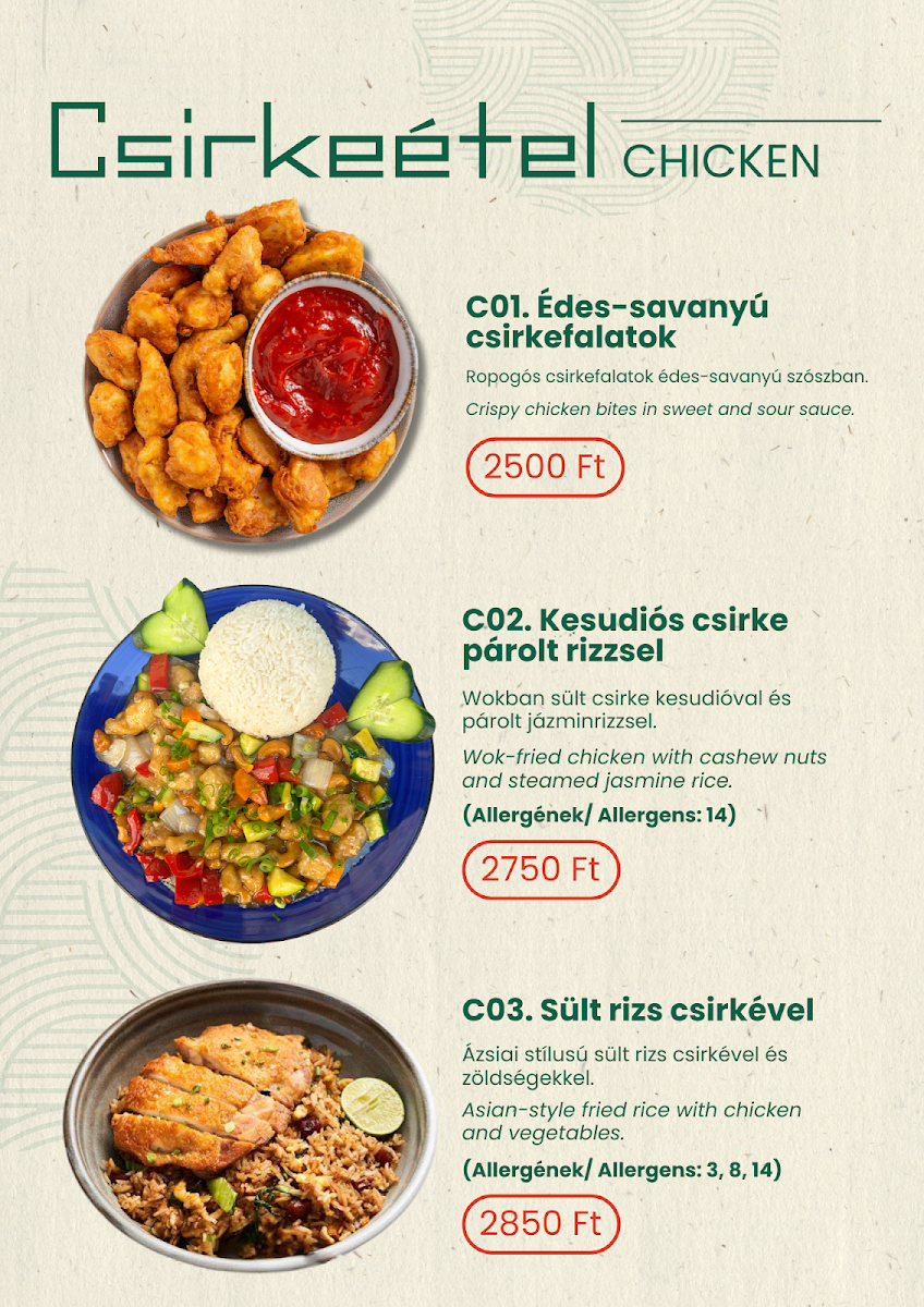 Menu Kánaán Étterem És Kávézó-8