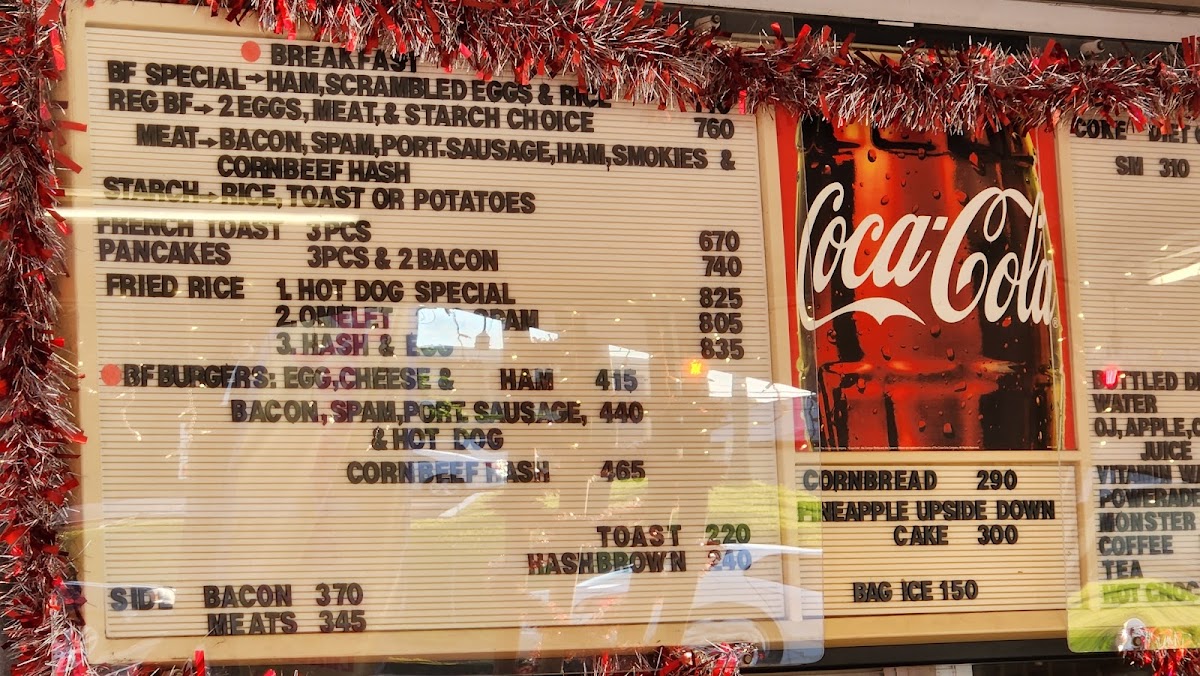 Menu Kandi's Drive Inn-2