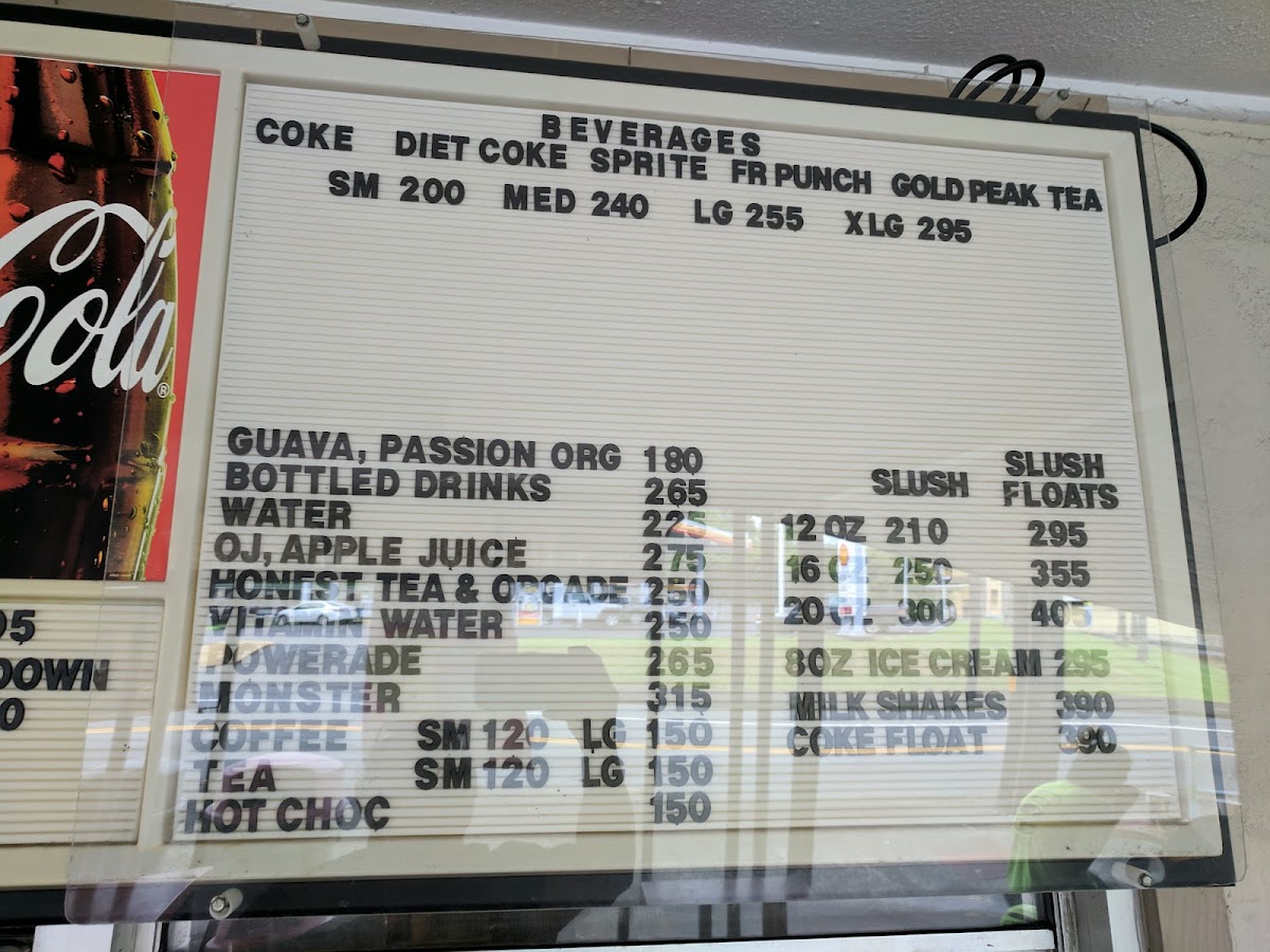 Menu Kandi's Drive Inn-4