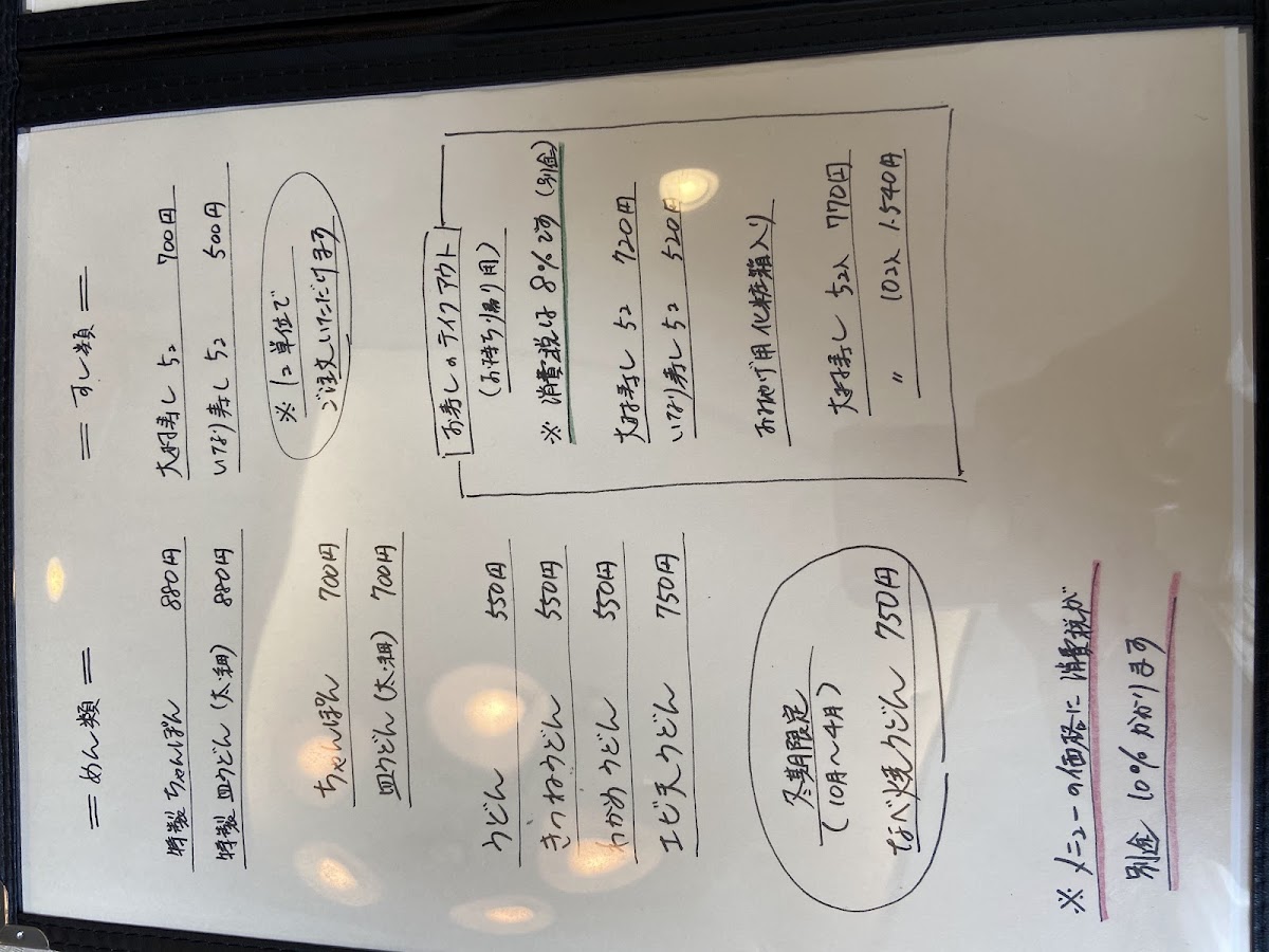 Menu Kaneyasu-7