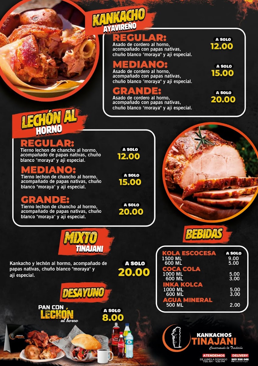 Menu Kankachos Tinajani Riel-1