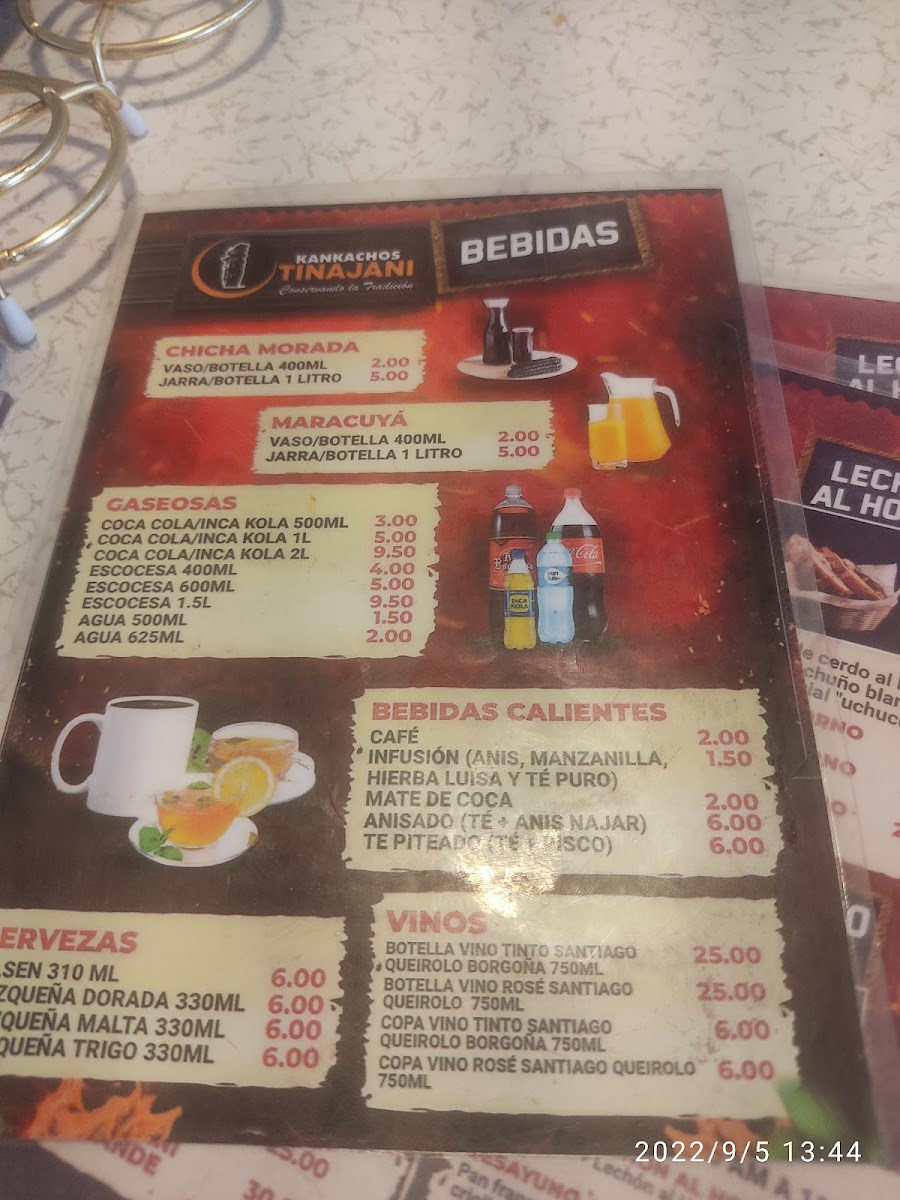 Menu Kankachos Tinajani Riel-4