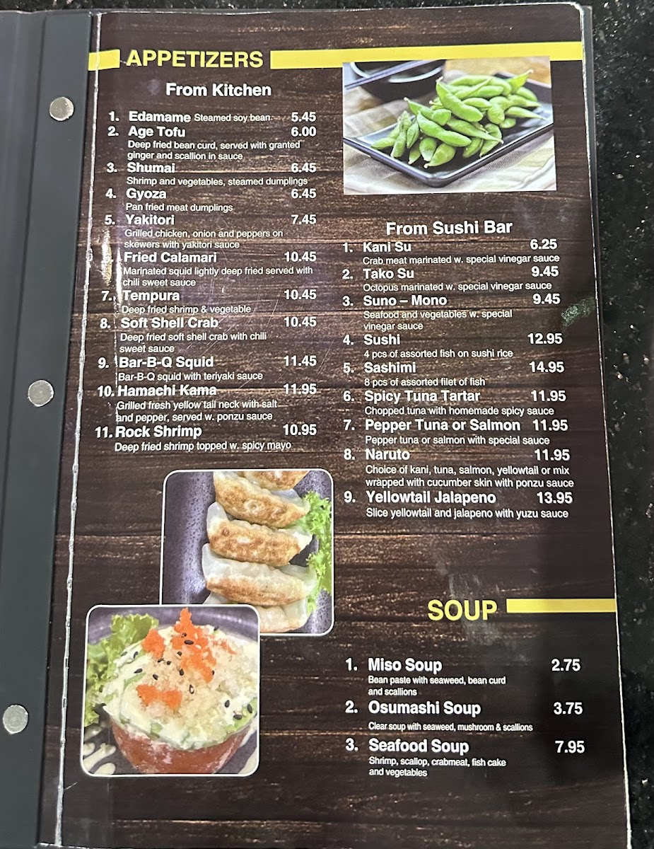 Menu Kanpachi Sushi-1