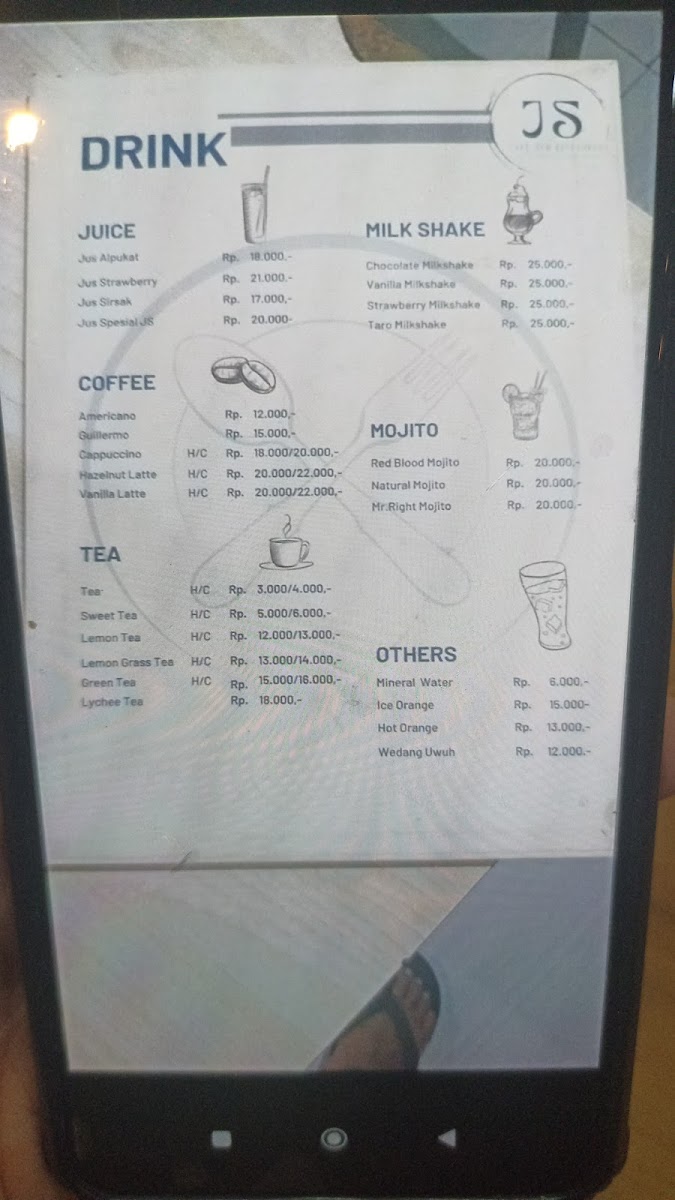 Menu Kantin Js-5