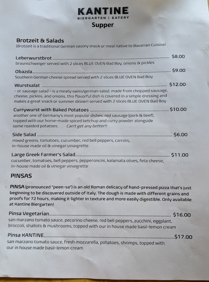 Menu Kantine Biergarten Wine Bar Eatery-10