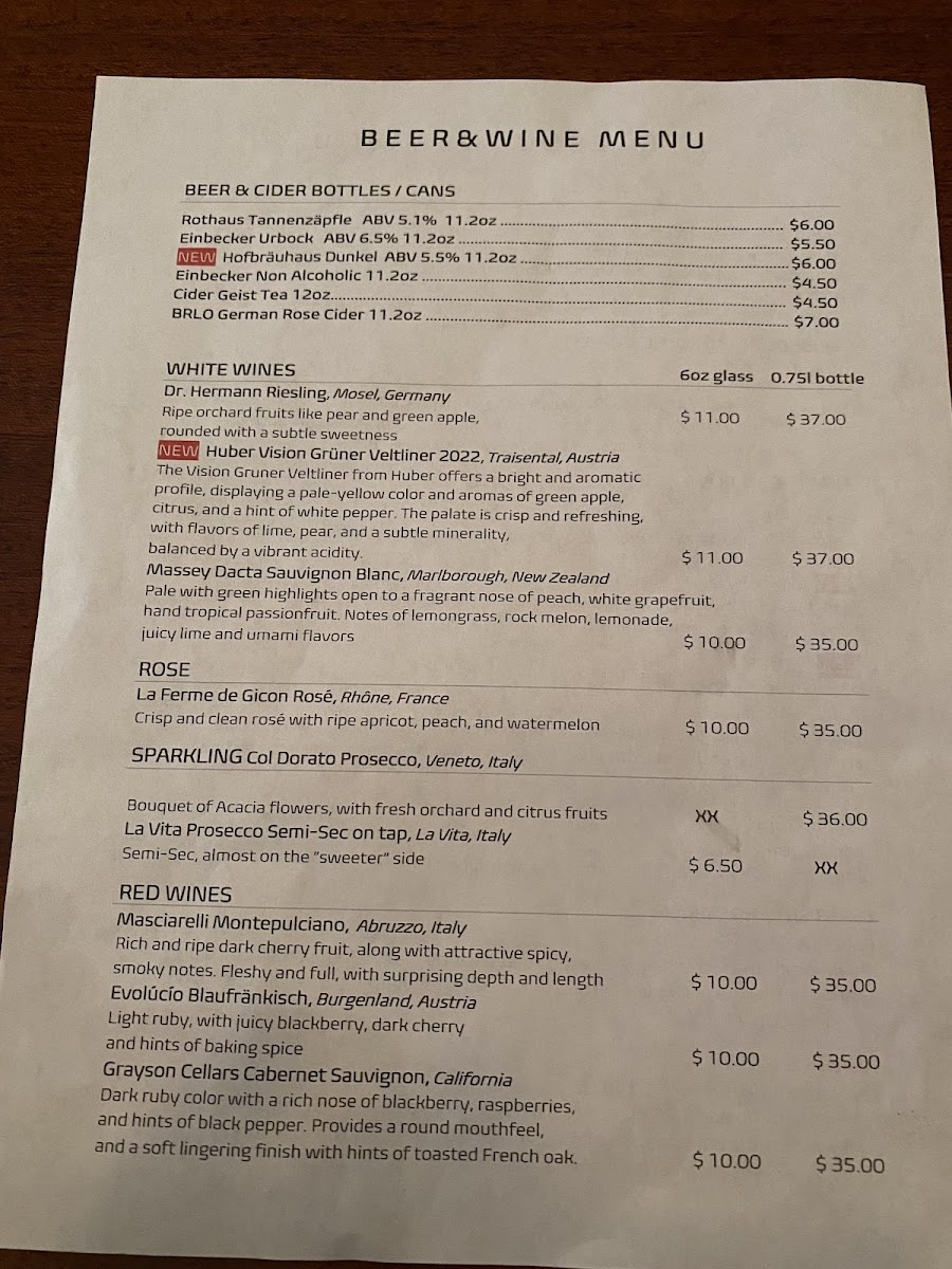Menu Kantine Biergarten Wine Bar Eatery-4