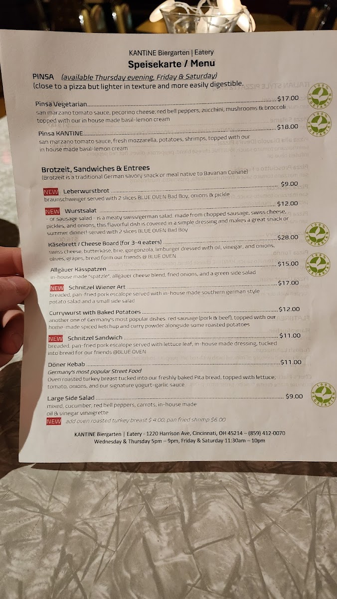 Menu Kantine Biergarten Wine Bar Eatery-6