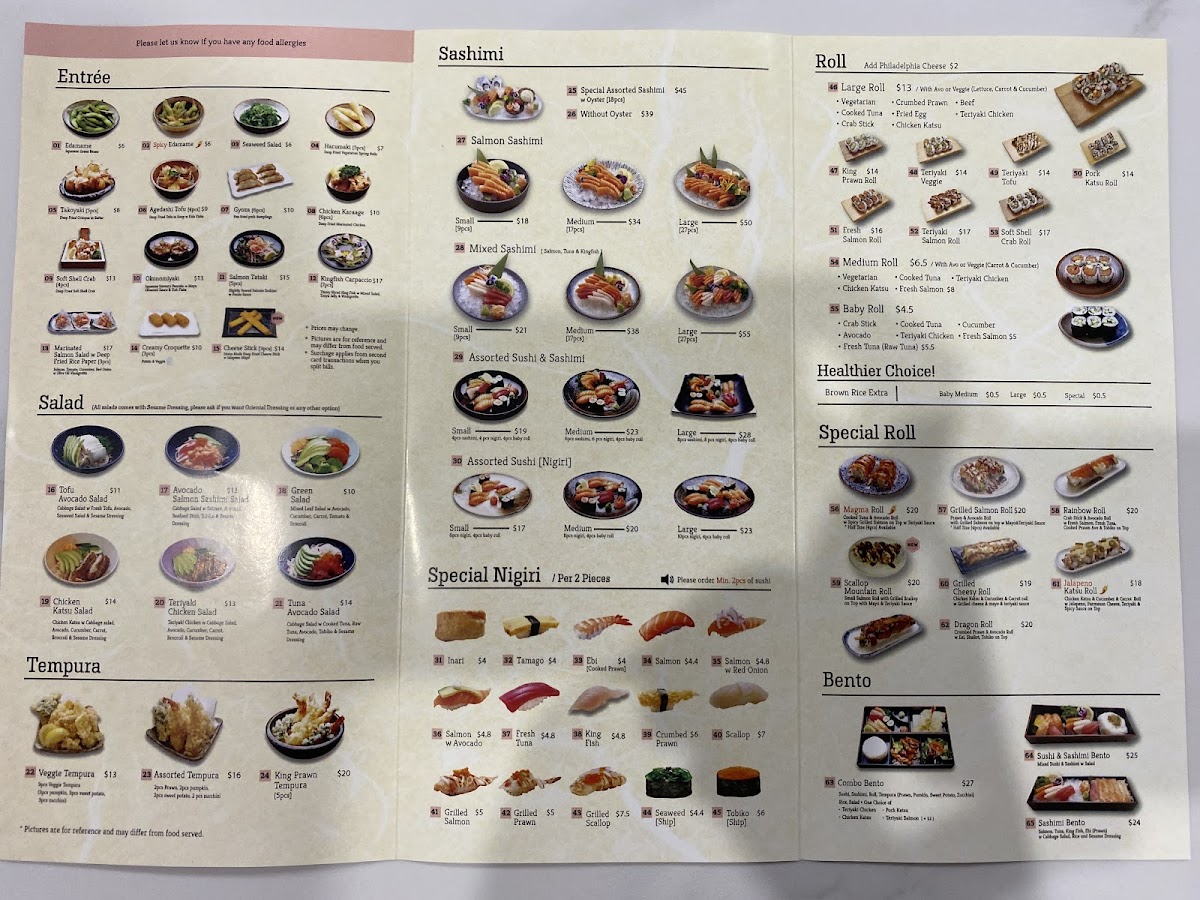 Menu Kanzo Parramatta-5