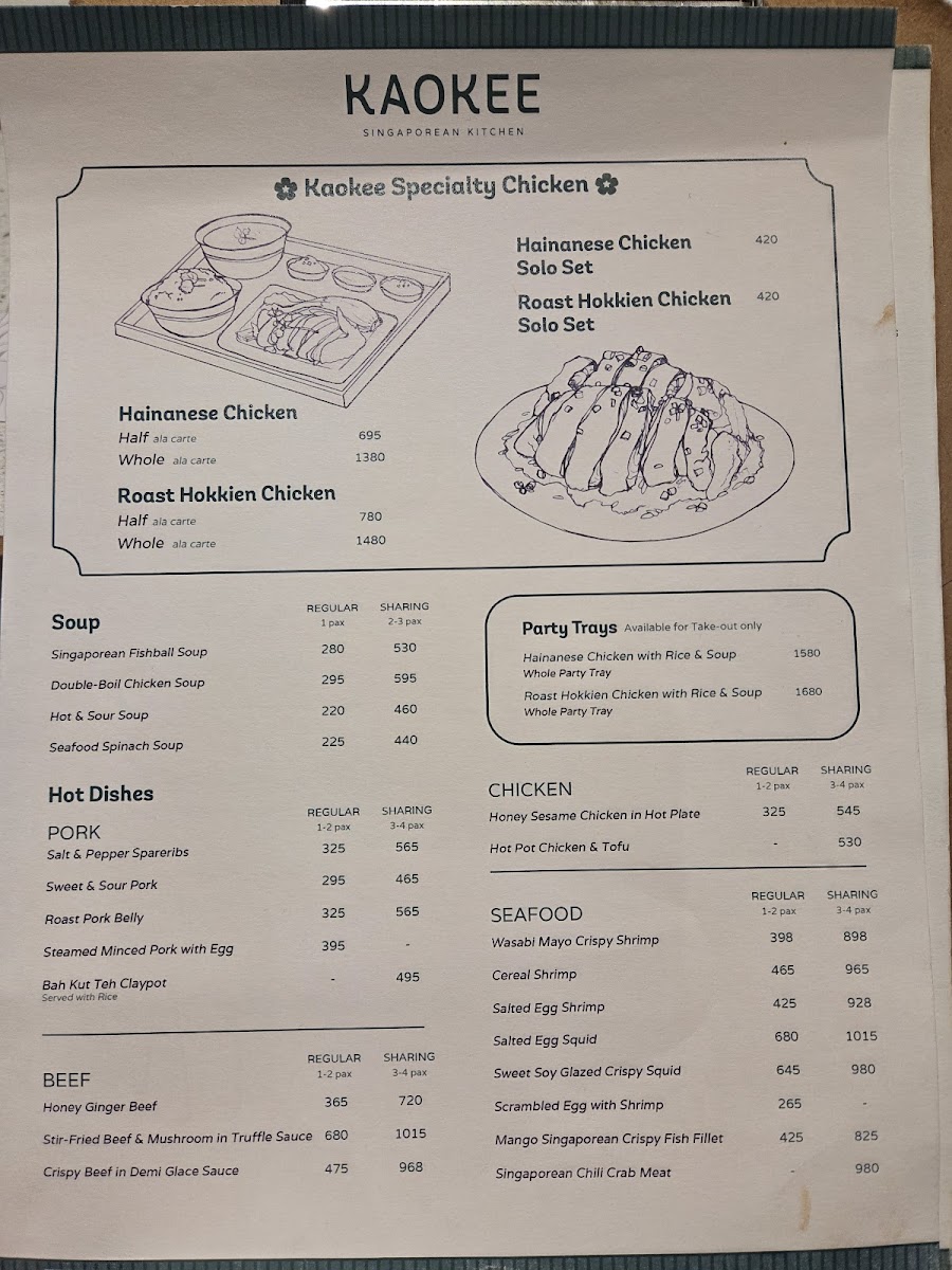 Menu Kaokee-5