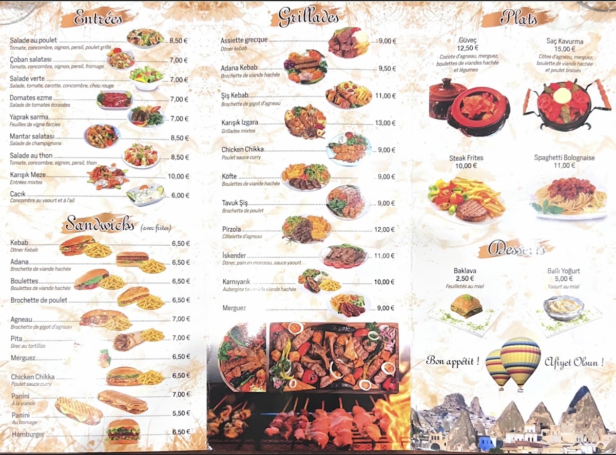 Menu Kapadokya-1
